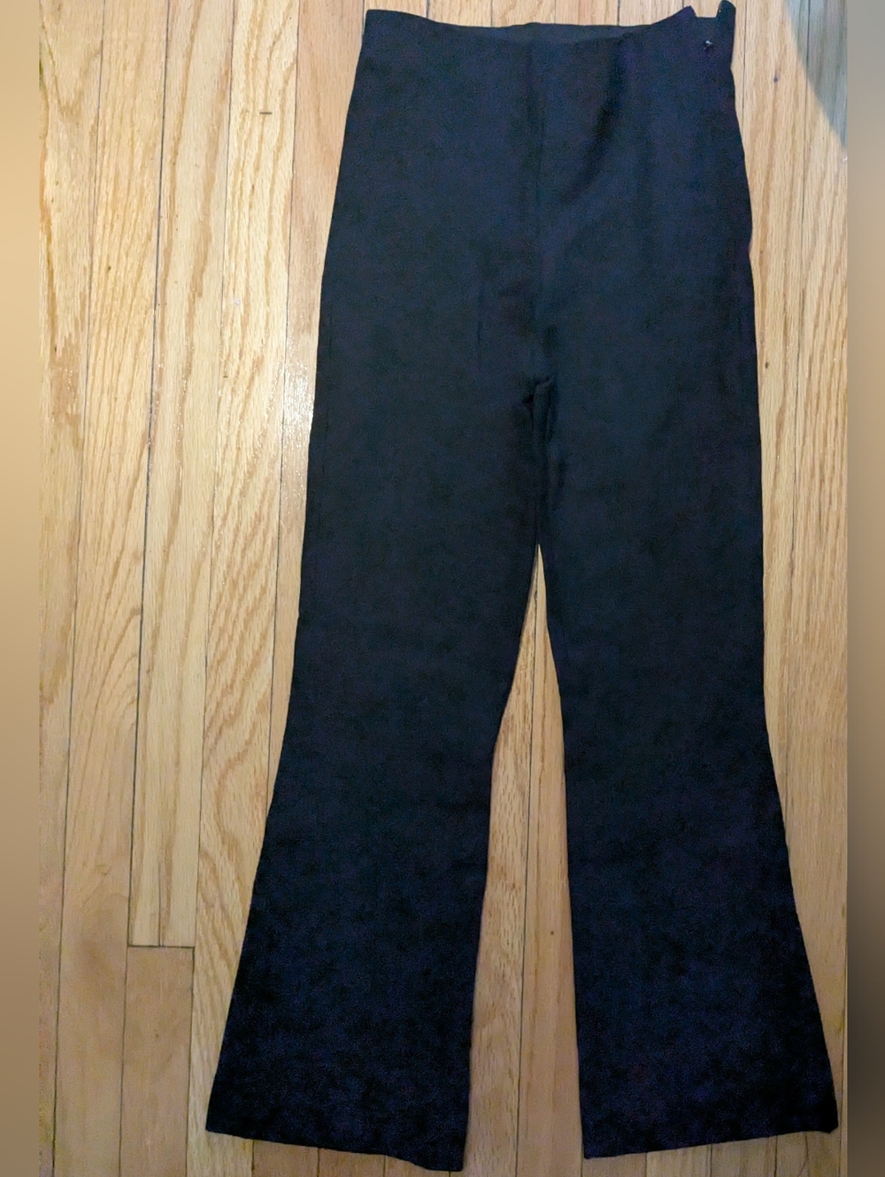 Black Stretch Flare Pants